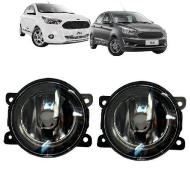 Imagem de farol milha universal h8 lente vidro - peugeot