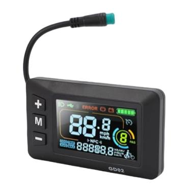 Imagem de RiToEasysports Speedômetro Ebikes, Painel de Painel de Exibição LCD à Prova de água Com 5 Núcleos Cabo à Prova de Chuva para o Guidão Elétrico e Scooter 22,2 Mm