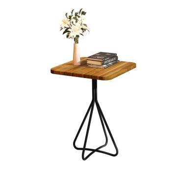 Imagem de Mesa Lateral Teca Firenze 60 cm Decorativa