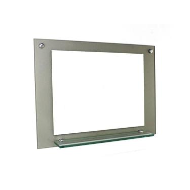 Imagem de Espelho Para Banheiro Com Prateleira 50Cm Champanhe