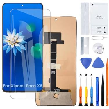 Imagem de Tela de exibição para Xiaomi Poco X6 TFT 23122PCD1G 23122PCD1I Conjunto de substituição de tela LCD com kit