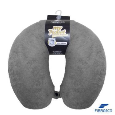 Imagem de Travesseiro De Viagem Pescoço My Travel Fibrasca Lavável Em Máquina