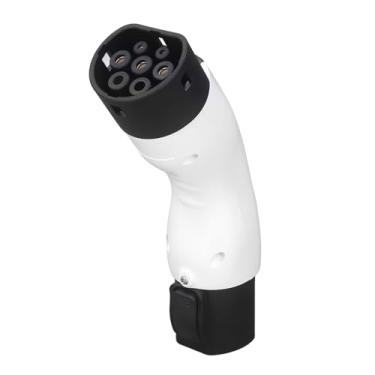 Imagem de Zhjvihx Adaptador de Carregador de Carros Elétricos, Adaptador de Carregamento de Trava de Segurança EV 32a 7kw IP54 Provo de água Com Mecanismo de Bloqueio de Segurança Adequado para
