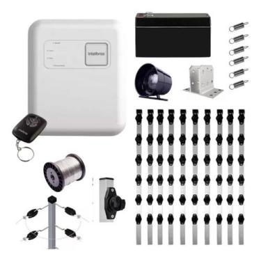 Imagem de Kit Cerca Elétrica Intelbras Completo para 40 Metros com Central de Ch
