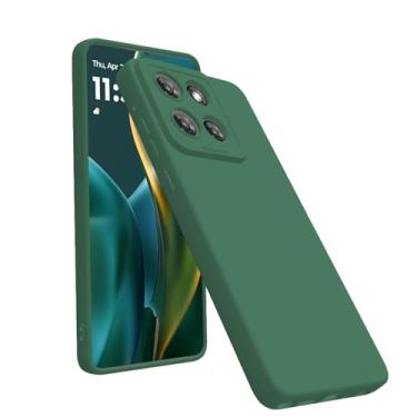 Imagem de Capa compatível com Moto G Stylus 2025: proteção militar de silicone líquido, capa de grau Armor G Stylus 2025, capas de telefone de proteção resistente para G Stylus verde