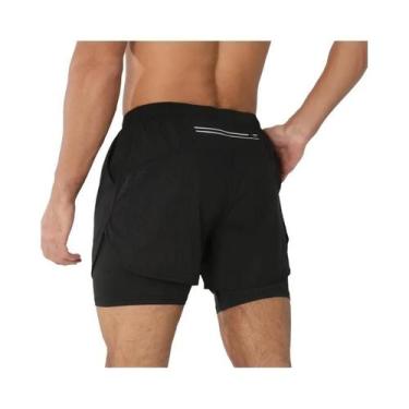 Imagem de Shorts Masculinos De Secagem Rápida 2 Em 1 Para Corrida, Treino E Musc