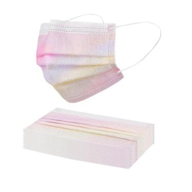 Imagem de Máscara facial descartável de impressão feminina Máscaras respiráveis 