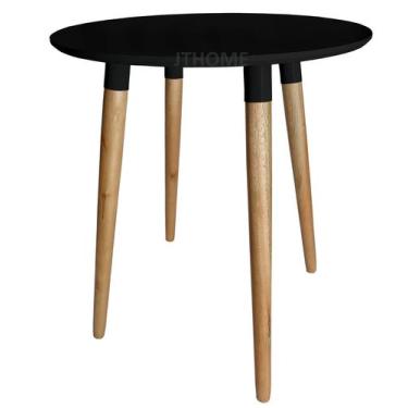 Imagem de Mesa Jantar Ayme 70cm Redonda Pé Palito 75cm Suporte Respiga - Jthome,