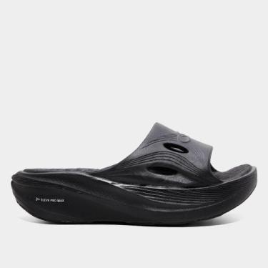 Imagem de Chinelo Olympikus Pós Corre Masculino, Preto, 41/42
