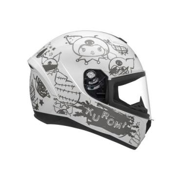 Imagem de Capacete Peels Spike 2 Kuromi Rebel, Vanila com Grafite, 60