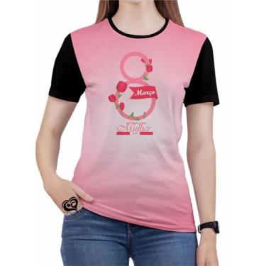 Imagem de Camiseta Dia Internacional Da Mulher Maravilha Feminina - Alemark, 2, 