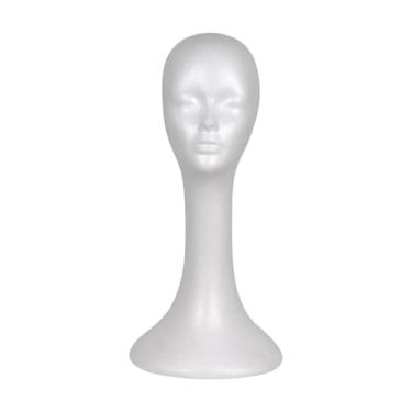 Imagem de predolo Expositor de manequim de espuma para balcão, suporte para chapéus, cachecóis, chapéus de Halloween