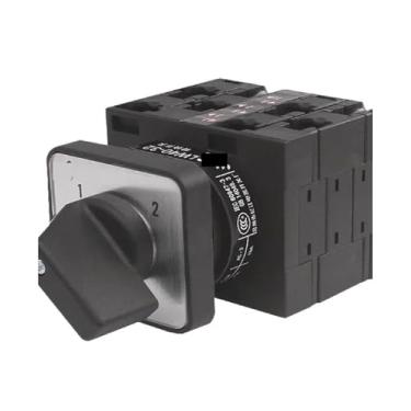 Imagem de Interruptor de came rotativo de mudança LW42-32/3 Dois grupos de partida eletrônica de potência dupla trifásica comutação 32A