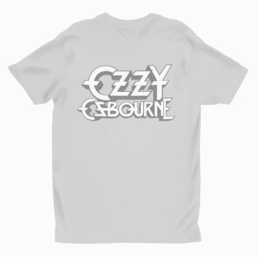 Imagem de Camiseta Rock Cinza Ozzy Osbourne Heavy Metal Estilo e Atitude