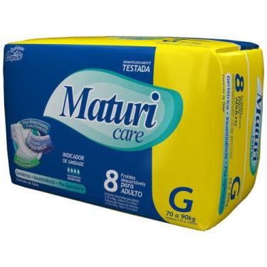 Imagem de Fralda Geriátrica Capricho Maturi Care G - 8 Unidades