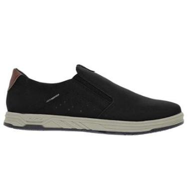 Imagem de Sapatênis Slip On Masculino Pegada 172004 Preto-Masculino