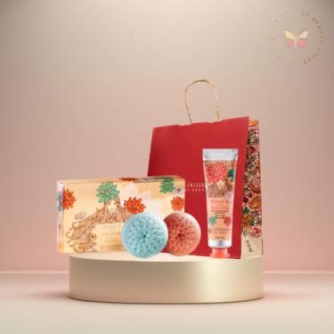 Imagem de kit Presente Ninfa das águas com 2 sabonetes 100g +1 Sérum Desodorante de Mãos 30g- Loccitane Au Bresil