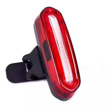 Imagem de ￼Lanterna Bicicleta Sinalizador Traseiro Bike Sinaleira Lanterninha Ciclista Segurança USB