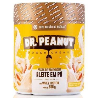 Imagem de Pasta de Amendoim Pro 600g com Whey Protein - Dr Peanut, Leite em pó, 