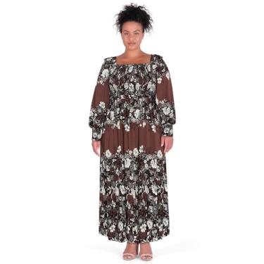 Imagem de City Chic Vestido feminino plus size - Hattie, Floral, 54