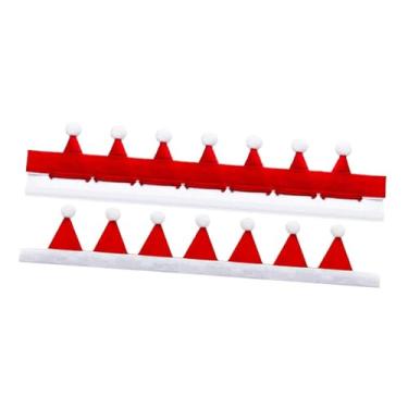 Imagem de oshhni Conjunto de 2 para Rédeas de Cavalo - Decoração Natalina para Cavalos - Rédeas Decorativas para Passeios a Cavalo, Festas e Trilhas, Branco E Vermelho