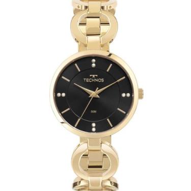 Imagem de Relógio Technos Feminino Elos Elegance Dourado Oferta Original 2035MWH