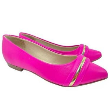 Imagem de Sapatilha Beira Rio Bico Fino Detalhe Metalizado-Feminino