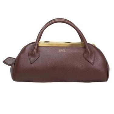 Imagem de Bolsa Feminina Pequena Schutz Baguete Tate Transversal Couro 500114813-Feminino