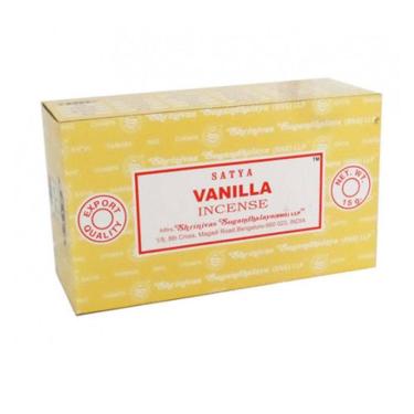 Imagem de Incenso Meditação Vanilla Baunilha Massala Satya 12Cxs 12Var