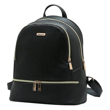 Imagem de Mochila Feminina Textura Vertical Atemporal Casual Chenson