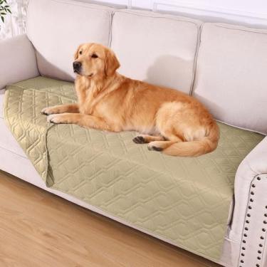 Imagem de hyha Cobertor impermeável para cama de cachorro, cobertores macios para animais de estimação, capa de sofá à prova d'água para cães, capas de sofá reversíveis laváveis para móveis (102 x 182 cm