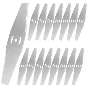 Imagem de Lâminas de substituição Weed Wacker, 16 peças de lâmina de metal para wacker de ervas daninhas sem fio, alimentada por bateria, acessórios de aparador de jardim