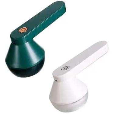 Imagem de Papa Bolinhas Elétrico Portátil Recarregável – Removedor de Fiapos para Roupas, Casacos e Tecidos, com Lâmina Afiada e Coletor Transparente, Cores Variadas