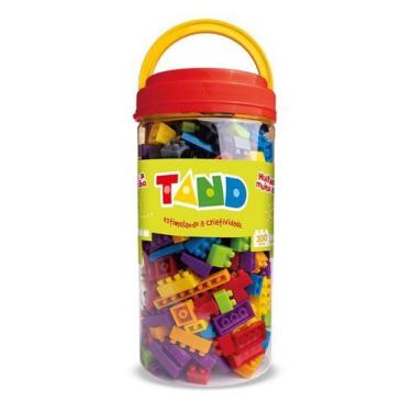 Imagem de Pote com Blocos de Montar Tand Kids - 300 Peças - Toyster