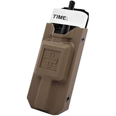 Imagem de KINMAD Suporte Para Torniquete, Bolsa Para Torniquete Para Torniquetes Cat Gen 7 Ou Mais Antigos, Coldre Rígido Para Cinto De Serviço, Compatível Com Equipamentos Molle, Equipamento Policial (Torniq