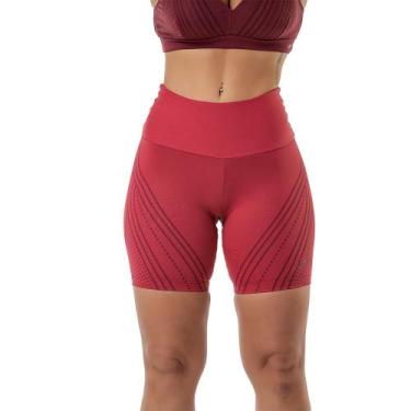 Imagem de Bermuda Esportiva Levanta Bumbum Fitness Fit Feminina Estampada Plus S