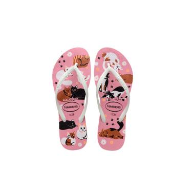 Imagem de Sandália Havaiana Slim Pets Cor Rosa Chiffon 37/38
