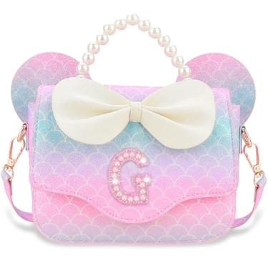 Imagem de Luchike Presentes de aniversário para meninas – Bolsa tiracolo infantil para princesas, presentes de Natal, Sereia-y