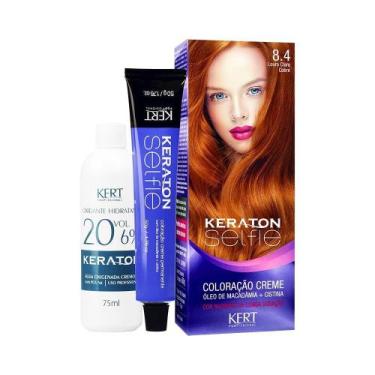 Imagem de Coloração Keraton Selfie 8.4 Louro Claro Cobre