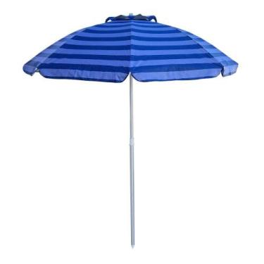 Imagem de Guarda-Sol Articulado Benoá FNC200-04P Alumínio 200cm - BENOA, Azul