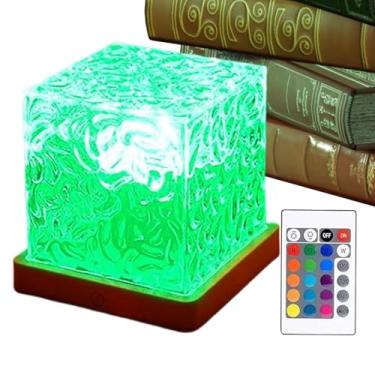 Imagem de Projetor De Luz Para Quarto,Luminárias de Mesa com Brilho Ajustável | Lâmpada De Mesa Com Projetor Noturno - Para Banho Sala de Estar Casa Chuveiro Meditação Relaxamento Festas de Natal