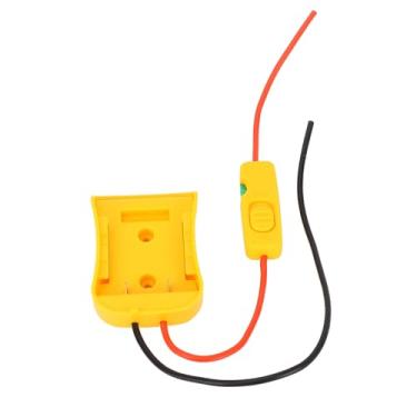 Imagem de Garosa Adaptador de Bateria de Satélite para Antena de Cobertura, Conversor de Energia de ABS e Borracha Com Cabo 16AWG, Proteção 30A, Compatibilidade de Bateria de Lítio Portátil para Uso