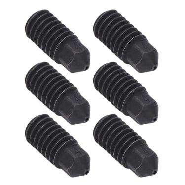Imagem de AUNMAS Conjunto de Bico de Aço Endurecido de 0,4 Mm, Resistência a Altas Temperaturas, Compatível Com Extrusora H2D, Ideal para Projetos de Impressão PLA e ABS