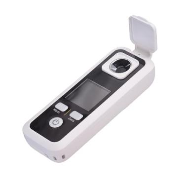 Imagem de Luocute Refratômetro Digital Brix, Testador de Teor de Açúcar Com Tela Colorida IPS e Display de índice de Refração de Temperatura, Faixa 0 32 Brix, IPX6 à Prova D'água, para Frutas, (JBM-10)