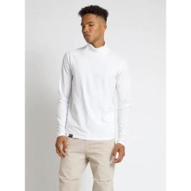 Imagem de Camiseta Masculina Gola Alta Slim Fitness Moda Outono-Masculino