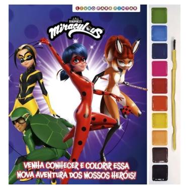 Imagem de Livro - Miraculous Ladybug Livro para Pintar com Aquarela - On Line Ed