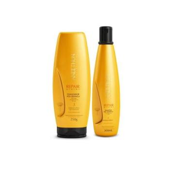 Imagem de Kit aneethun pos-quimica repair system shampoo, final 250g