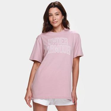 Imagem de Camiseta Under Armour MC Rival OS Camp Feminina-Feminino