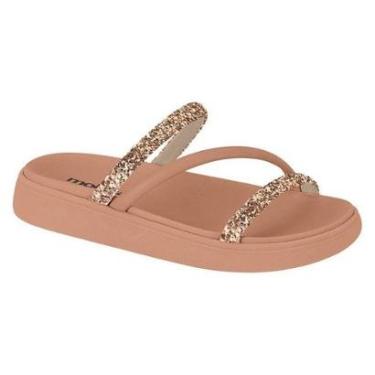 Imagem de Sandália Chinelo Moleca Flatform Tiras Glitter 5469 121 3/39-Feminino