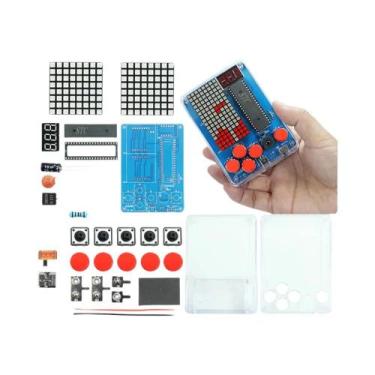 Imagem de Kit DIY De Console De Jogo LED Pixel Com MCU STC15F2K60S2, Placa PCB D